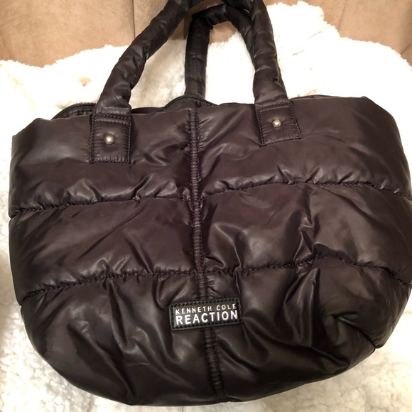 puffer jacket in a bag